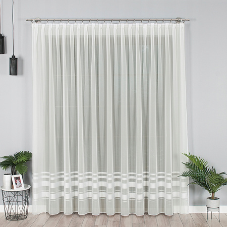 Firany Gotowe Kremowa Na Taśmie Jakość sz.270x160