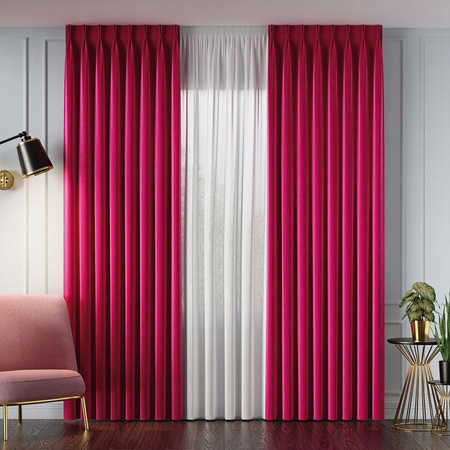 Zasłona Na Flexie Velvet Gama kolorów sz.90x210