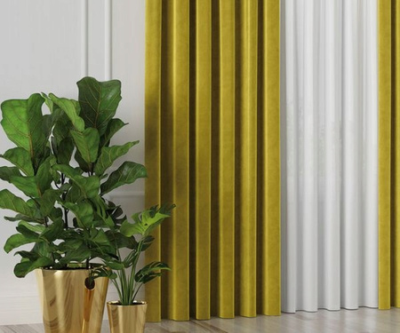 Zasłona Z Taśmą Wave Velvet Gama Kolorów sz240x260