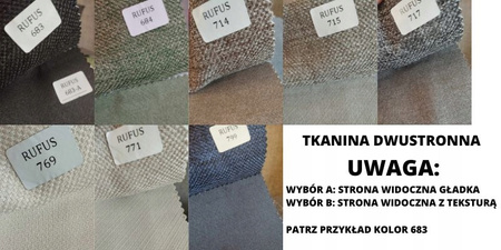 Zasłony Półzaciemniające Zasłona Dwustronna Struktura Z Taśmą Hit sz240x170