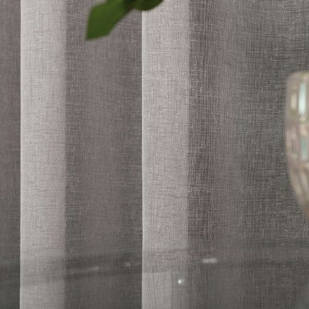 Firana Na Taśmie Szara Matowa Struktura sz.360x310