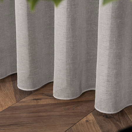 Firana Na Taśmie Szara Matowa Struktura sz.360x310