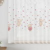 Firana Gotowa Dziecięca Woal Misie Taśma sz500x155