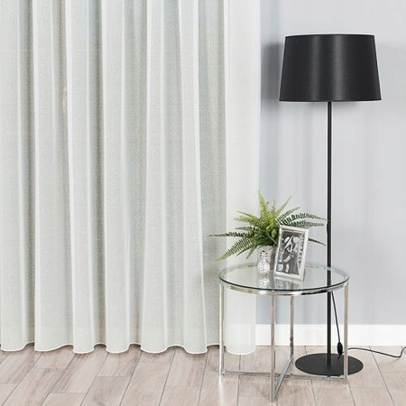 Firana Sable Woal Kremowa Na Taśmie Wave sz150x140