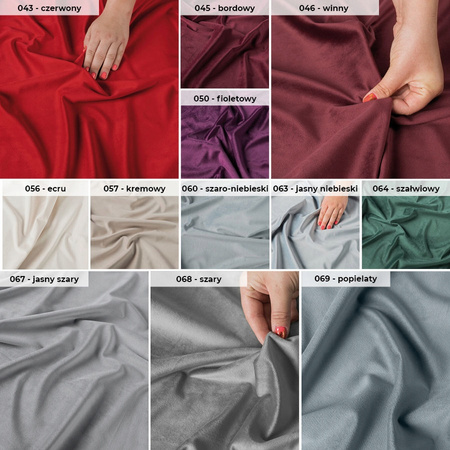 Zasłona Na Taśmie Velvet Gama Kolorów sz.220x100