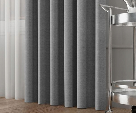 Zasłona Z Taśmą Matowa Naturalny Splot sz.230x290