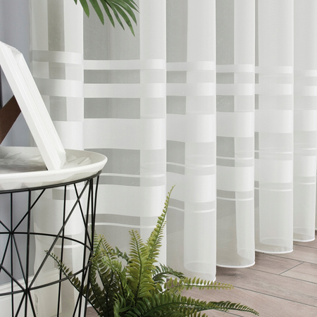 Firany Gotowe Kremowa Na Taśmie Jakość sz.270x140