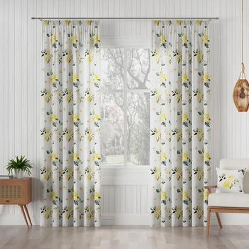 Zasłona Gotowa Tkanina Dekoracyjna Taśma sz140x300