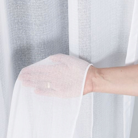 Firana Sable Woal Biała Na Taśmie Wave sz.230x220