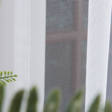 Firana Biała Z Taśmą Grecki Tiul Lekka sz.600x290