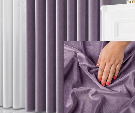 Zasłona Z Taśmą Wave Velvet Gama Kolorów sz240x260