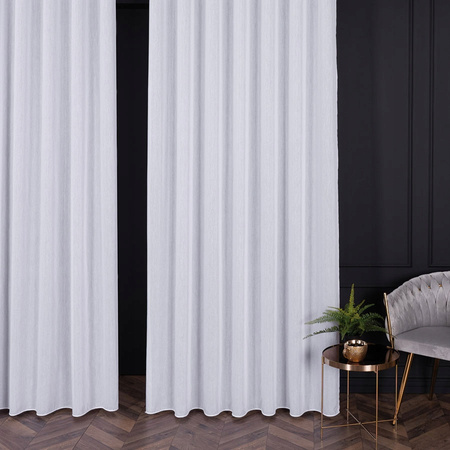 Firana Biała Batyst Szykowna Na Taśmie sz.380x150