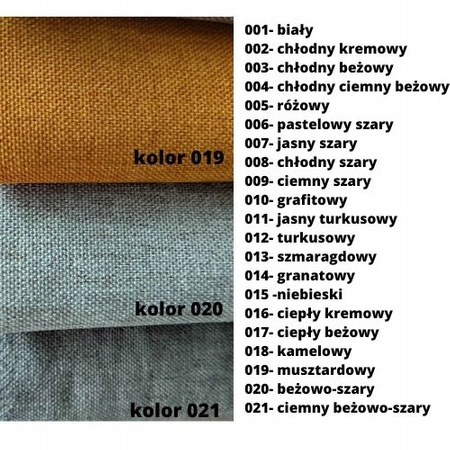 Zasłona Z Taśmą Matowa Naturalny Splot sz.230x290