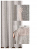 Firana Typu Bukle Firany Boucle Jak Zasłony Mięsiste Szara z Taśmą s400x290