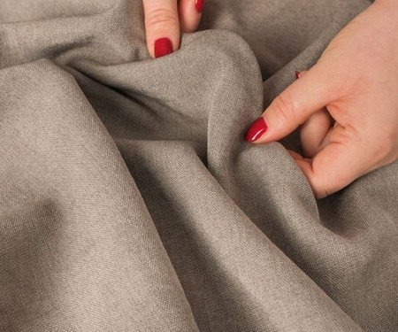 Zasłona Z Taśmą Matowa Naturalny Splot sz.230x290