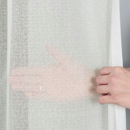 Firana Sable Woal Kremowa Na Taśmie Wave sz290x270