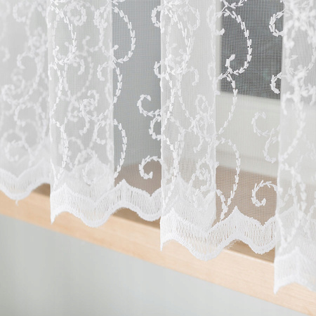 Firany Gotowe Haftowana Styl Lill Taśma sz 350x110