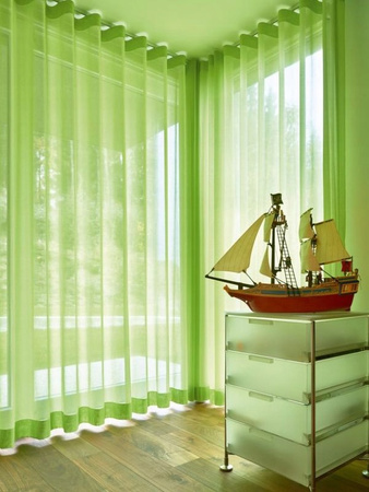 Firana Sable Woal Biała Na Taśmie Wave sz.320x150