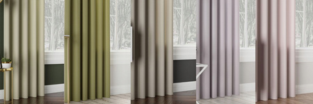 Zasłona Wodoodporna Na Okno Taras zTaśmą sz190x290