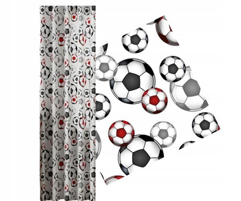 Zasłona Gotowa Pokój Dziecka Piłki szer.130x240cm