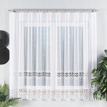 Firany Gotowe Na Markizecie Biała Jakość 400x100cm