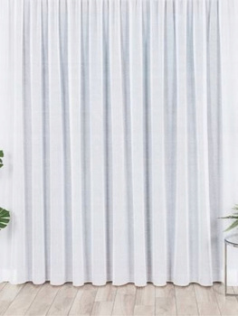 Firana Sable Woal Biała Na Taśmie Wave sz.300x130