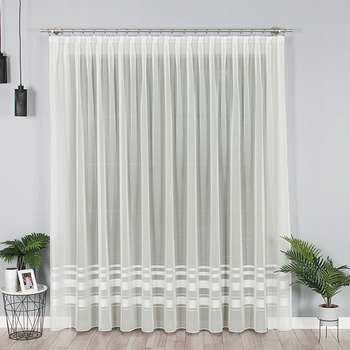 Firany Gotowe Kremowa Na Taśmie Jakość sz.190x160