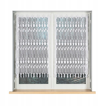 Zazdrostka Firanka Gipiurowa Panelowa Biała Inna wys.120cm /szer20cm