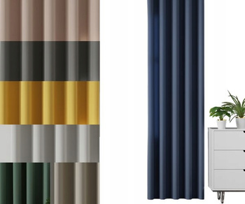 Zasłona Wodoodporna Dom Taras Taśma Wave sz180x230