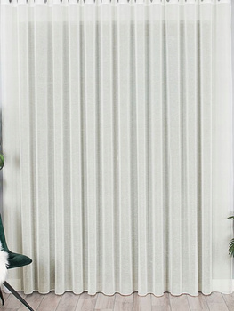 Firana Gotowa Kremowa Taśma Połyskuje sz.500x300